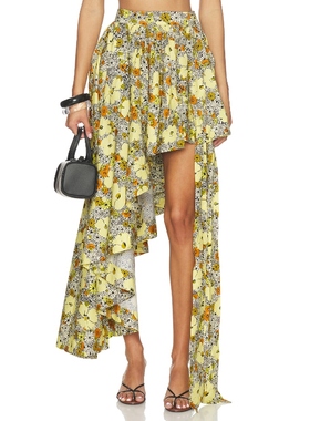 Alemais SKIRT 半身裙 黄色REVOLVE小众新款