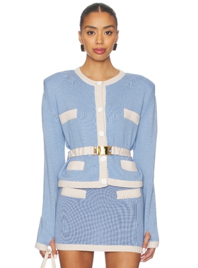 Rowen Rose 开衫 Baby Blue羊毛衫REVOLVE小众新款