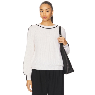 Autumn Cashmere 圆领毛衣 黑色、白色羊毛衫REVOLVE小众冬季保暖