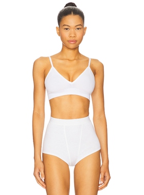 LUNYA SEAMLESS 比基尼文胸上装 白色REVOLVE小众新款