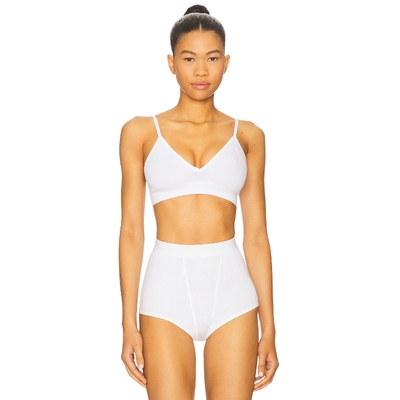 LUNYA SEAMLESS 比基尼文胸上装 白色REVOLVE小众新款