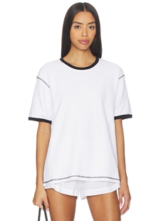 Muse revolve小众新款 Waffle Shirt 白色 Aya