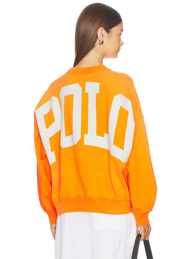Polo Ralph Lauren 复古抓毛圆领毛衣 revolve小众新款