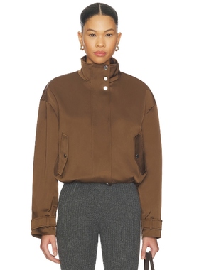 Veronica Beard BATEMAN 夹克 棕色 运动复古风REVOLVE小众新款