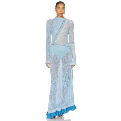 [冬季新品]Roberta Einer CIELO 裙子 蓝色REVOLVE小众