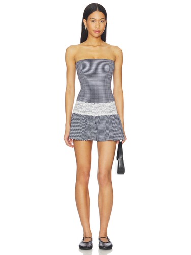 Frankies Bikinis MIRAGE COTTON JERSEY MINI 裙子 revolve小众