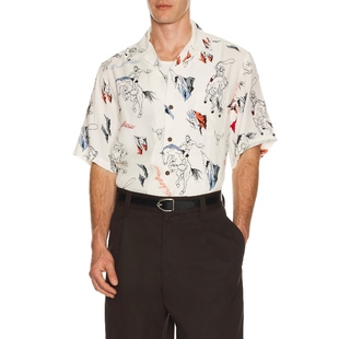 白色REVOLVE小众新款 WACKO 衬衫 HAWAIIAN MARIA