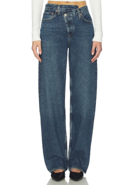 AGOLDE ARC 阔腿 蓝色 美式复古风REVOLVE小众新款