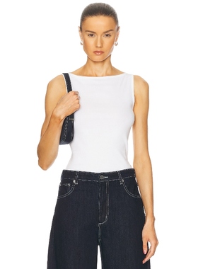 FLORE FLORE TIMMI 上装 白色REVOLVE小众新款