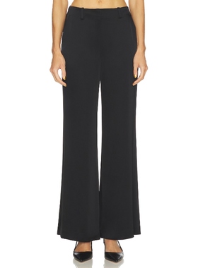 Theory FLUID 直筒裤 黑色 美式休闲风REVOLVE小众新款