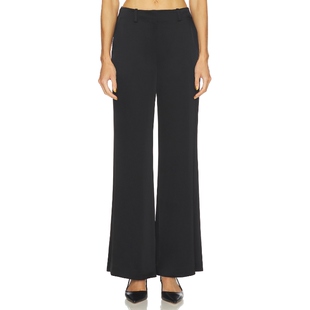 FLUID 休闲风REVOLVE小众新款 直筒裤 美式 黑色 Theory