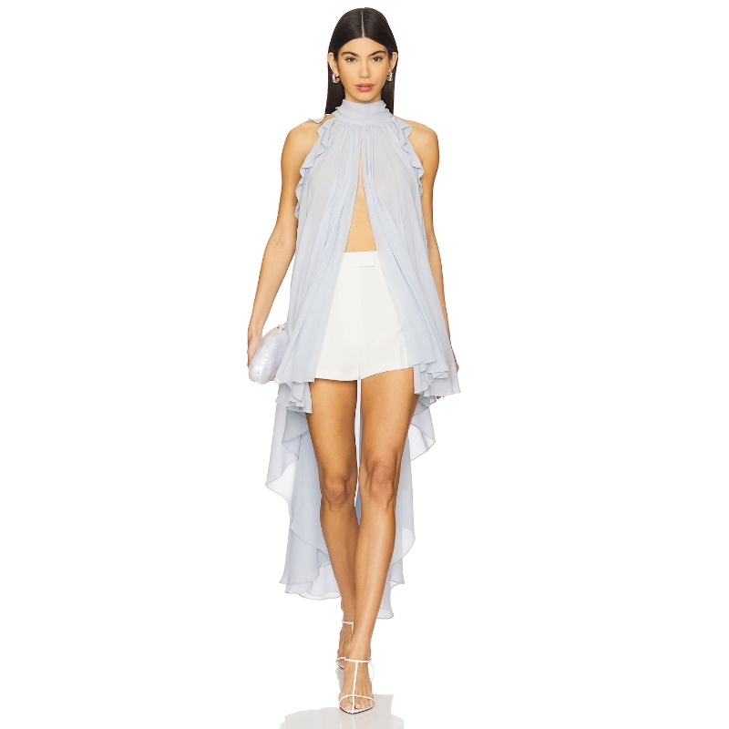 LA FUORI TOP 无袖上装 Baby BlueREVOLVE小众新款