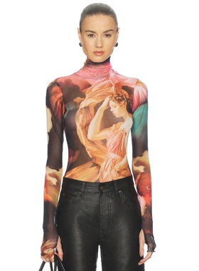 AFRM MILO 紧身服 橙色 y2k辣妹风REVOLVE小众新款