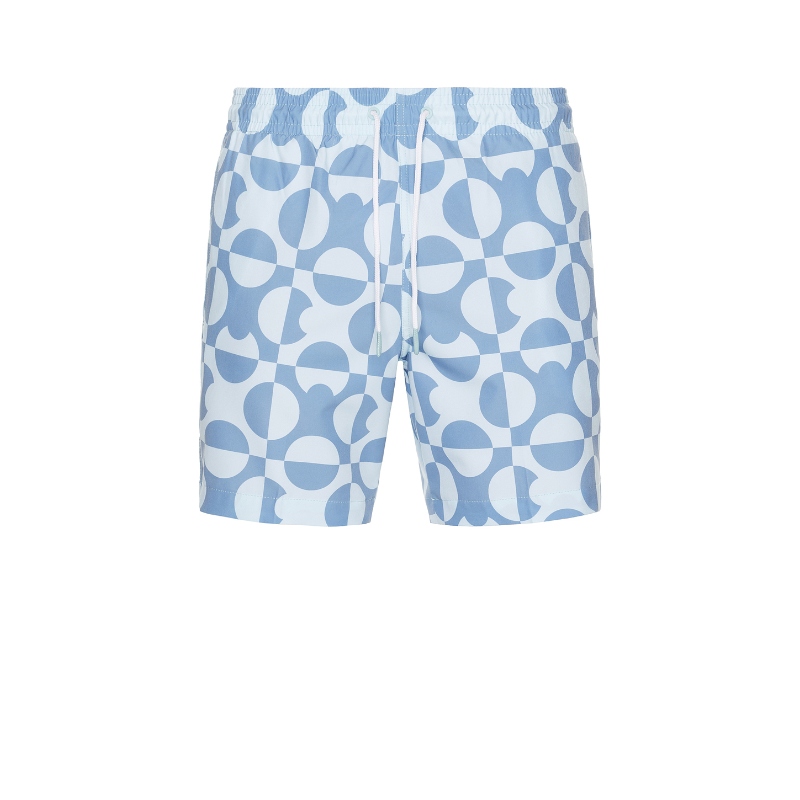 Trunks Surf & Swim Co. 游泳短裤 蓝色运动复古风REVOLVE