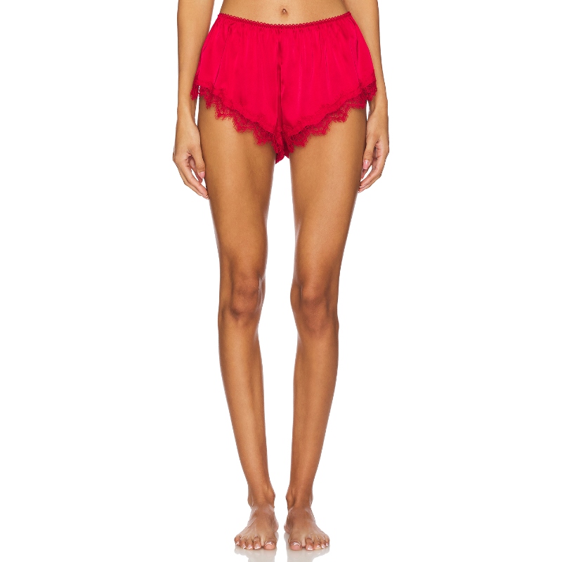 [冬季新品]KAT THE LABEL Sorrento Short 红色REVOLVE小众