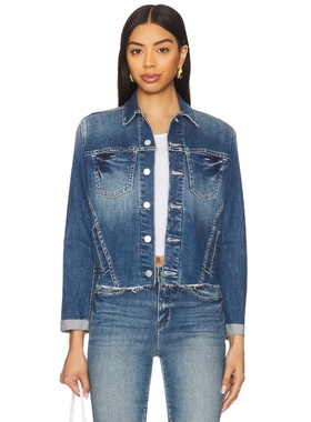 [冬季新品]L'AGENCE JANELLE 夹克 蓝色 美式休闲风REVOLVE