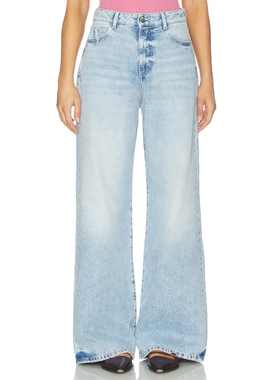 Icon Denim DEBBY 阔腿 浅天蓝色 美式复古风REVOLVE小众新款