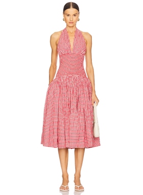 L'Academie GWEN 裙子 红色REVOLVE小众新款