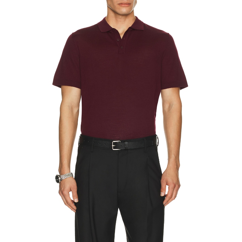 onia MERINO WOOL POLO 衫 酒羊毛衫REVOLVE小众新款