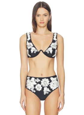 SIMKHAI ROSIE MONO 比基尼文胸上装 黑色 y2k辣妹风REVOLVE小众