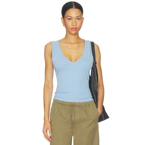 GRLFRND V-NECK MUSCLE TANK 上装 26秋冬新品 revolve小众新款