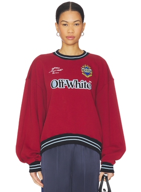 OFF-WHITE SPORTY 毛衣 revolve小众新款 红色