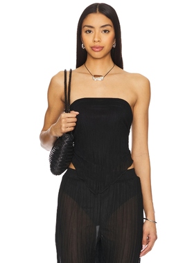 JADE SWIM RAYNE 上装 黑色 y2k辣妹风REVOLVE小众新款