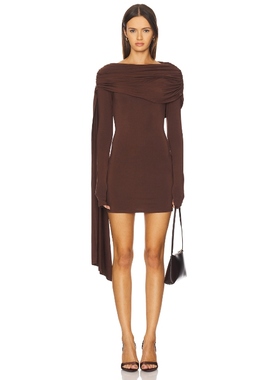 ALL THE WAYS BEATRIZ 裙子 棕色REVOLVE小众新款