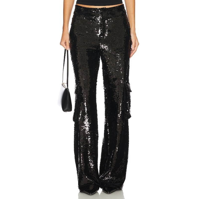 [冬季新品]Lovers and Friends CODI 长裤黑色美式休闲风REVOLVE