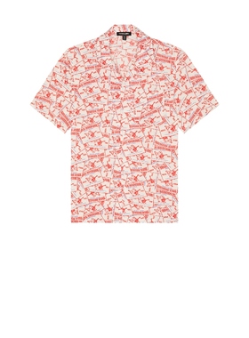 [冬季新品]True Religion 真实信仰 衬衫 红色REVOLVE小众