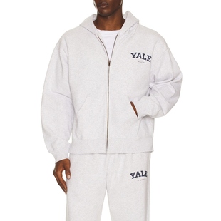 REVOLVE小众新款 Rich 拉链连帽衫 YALE Sporty