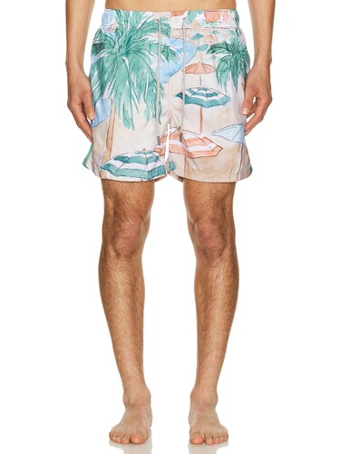 Vintage Summer Ponji Swim Volleys revolve小众新款