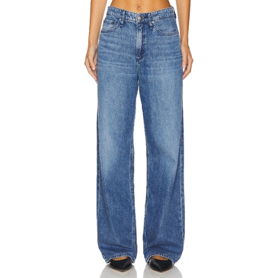 Rag & Bone FEATHERWEIGHT LOGAN 直筒 蓝色 美式复古风REVOLVE小