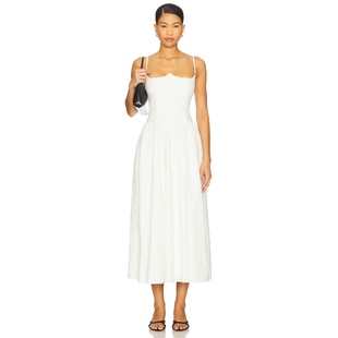 Camila Coelho 裙子 白色revolve小众新款