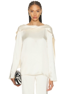 TOVE CARIS 上装 revolve小众新款 奶油色