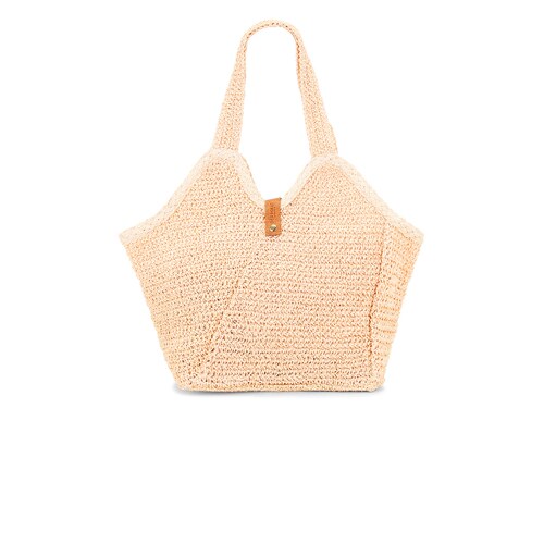 [春季新品]Seafolly奶油色镂空编织托特包通勤手提包REVOLVE