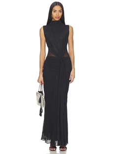 Knot Cassis Maxi Dress Bec revolve小众新款 Bridge