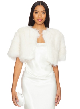 Unreal Fur LOVE A FUR 敞胸短上衣 象牙白 美式休闲风REVOLVE小