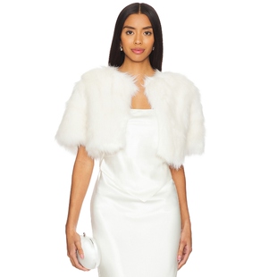 Unreal Fur LOVE A FUR 敞胸短上衣 象牙白 美式休闲风REVOLVE小