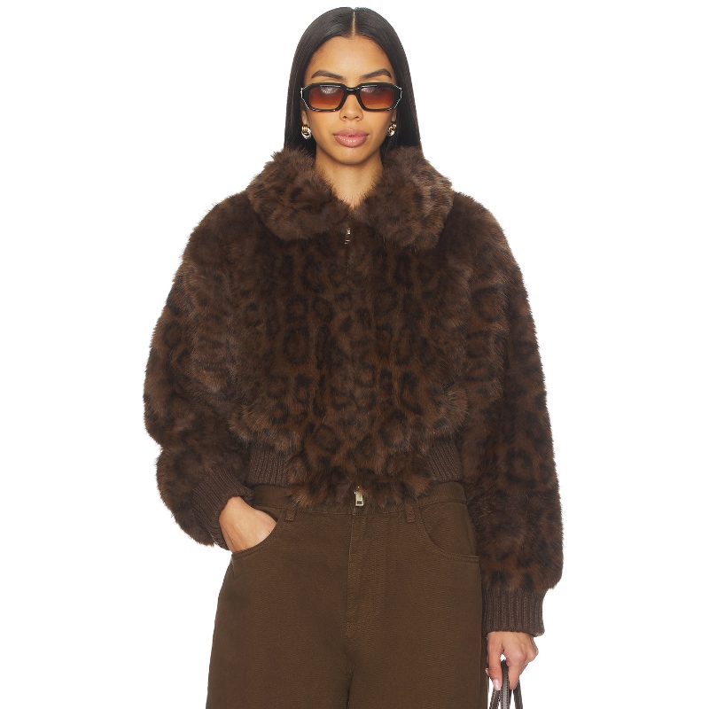 Bubish HAILEY 飞行员款 棕色 美式休闲风REVOLVE小众新款