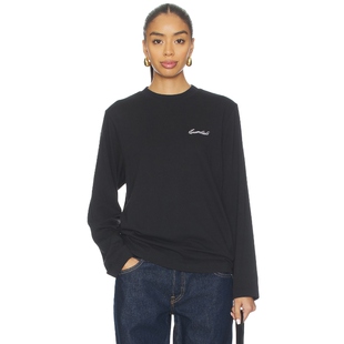 [春季新品]Fear of God ESSENTIALS长袖T恤黑色y2k辣妹风REVOLVE
