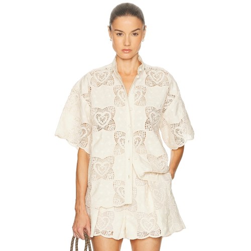 Zimmermann 上装 奶油色REVOLVE小众新款