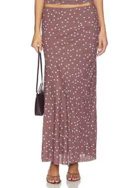 SOVERE DELILAH 半身裙 revolve小众新款 Brown,Blue