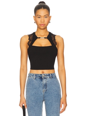 [冬季内搭]Thistle and Spire KANE 露脐背心上装黑色REVOLVE新款