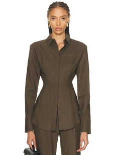 TOVE ELVIN 上装 revolve小众新款 巧克力色