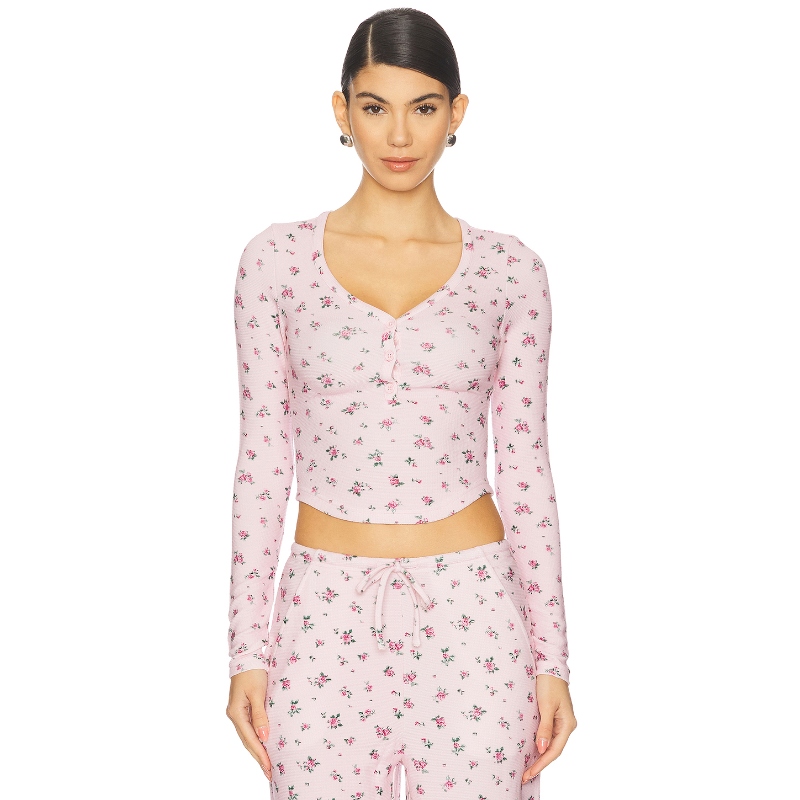 WellBeing + BeingWell MASON 上装 粉色 运动复古风REVOLVE小众