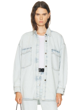 American Vintage JOYBIRD-B 上装 蓝色REVOLVE小众新款