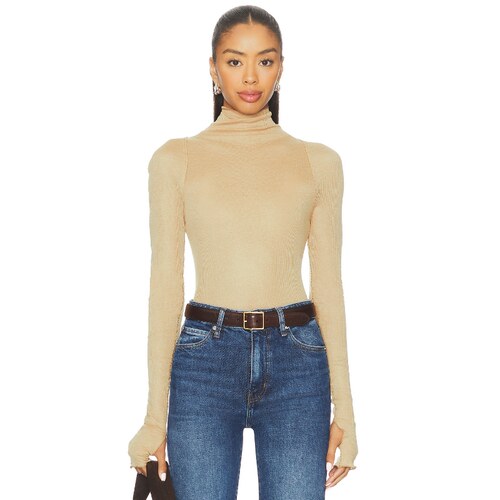 [海外直邮]Free People CLOSE TO 层叠上装 棕黄revolve小众新款