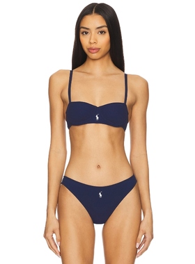 Polo Ralph Lauren Intimates吊带平口内衣藏青色文胸上衣REVOLVE