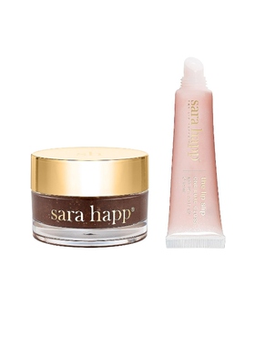 sara happ 唇部磨砂膏润唇膏套装滋润保湿修复REVOLVE